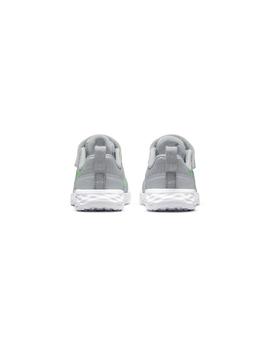 Zapatilla Niño Nike Revolution 6 Gris Verde