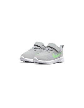 Zapatilla Niño Nike Revolution 6 Gris Verde