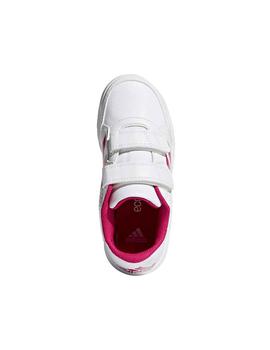 Zapatilla adidas Altasport Niña Blanca y rosa