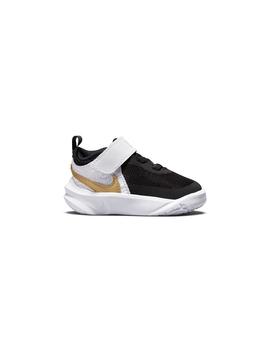 Zapatilla Baby Nike Team Husted D 10 Negra Blanca