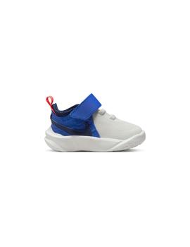 Zapatilla Baby Nike Team Hustle D 10 Blanco Azul