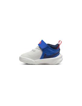 Zapatilla Baby Nike Team Hustle D 10 Blanco Azul