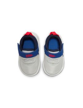 Zapatilla Baby Nike Team Hustle D 10 Blanco Azul