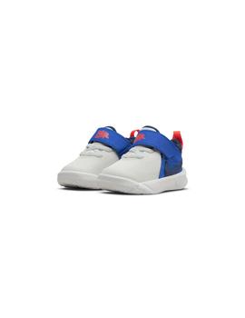 Zapatilla Baby Nike Team Hustle D 10 Blanco Azul