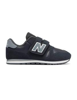 Zapatilla New Balance 373 Niño Negro y Gris