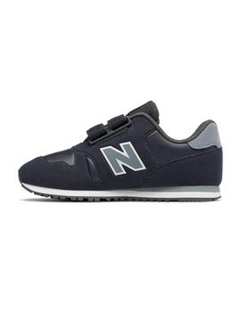 Zapatilla New Balance 373 Niño Negro y Gris