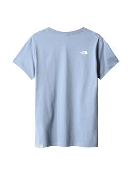 Camiseta Mujer The North Face Easy Tee Azul