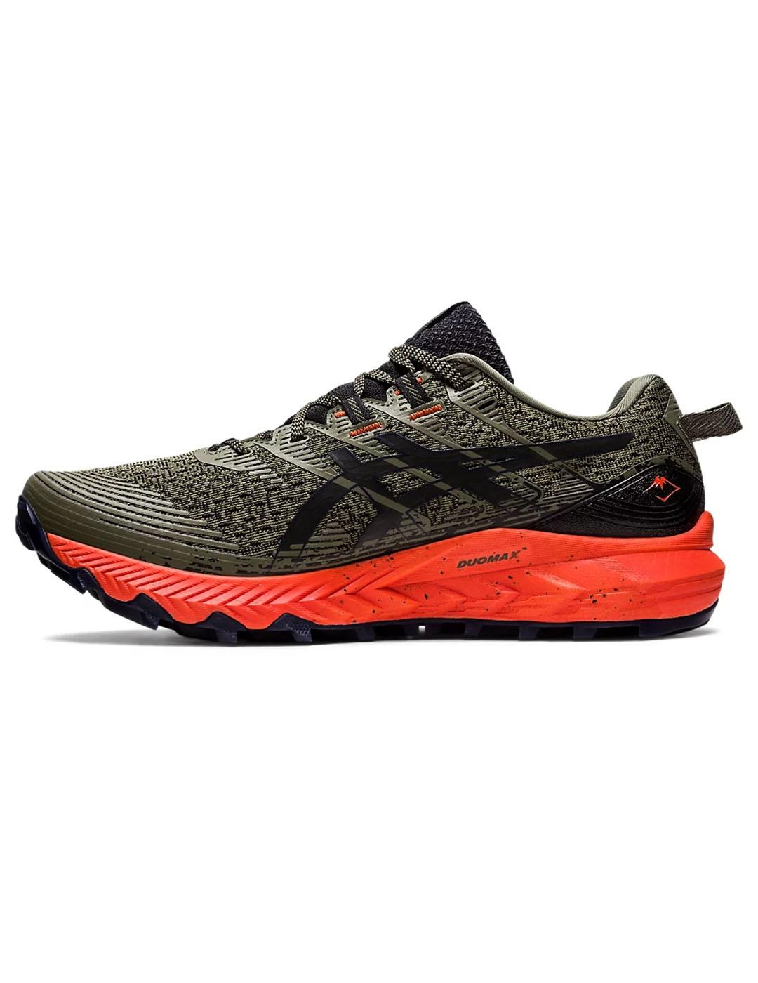 Zapatilla Hombre Asics GEL-Trabuco™ 10  Verde Rojo