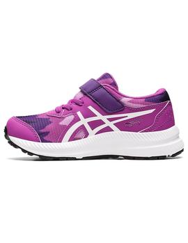 Zapatilla Niña Asics Contend ™ 8 Prin Ps Morado Blanca