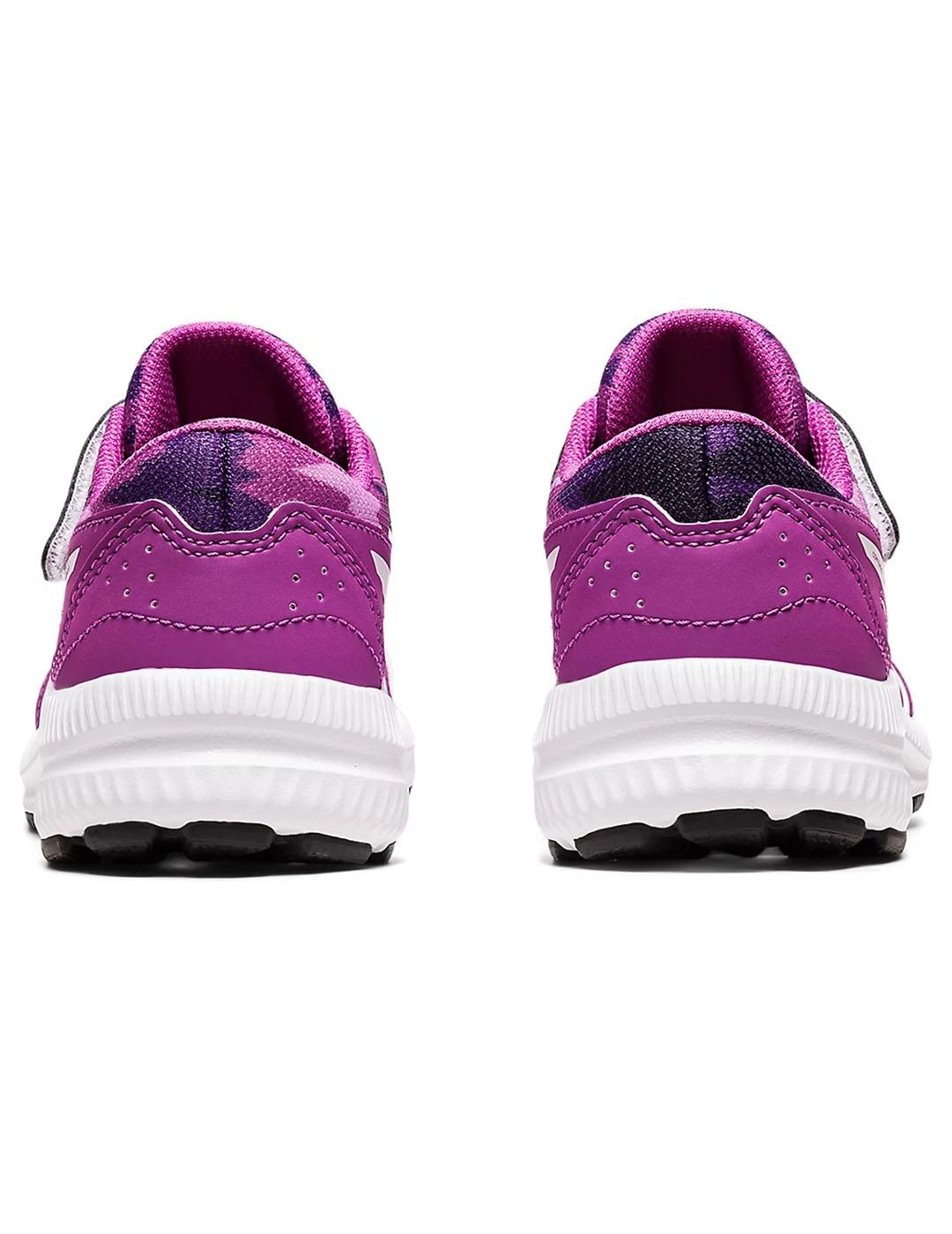 Zapatilla Niña Asics Contend ™ 8 Prin Ps Morado Blanca