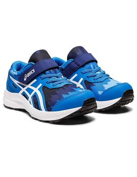 Zapatilla Niño Asics Contend ™ 8 Print Ps Azul