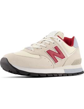 Zapatilla Hombre New Balance 574 Rugged Beige Granate.