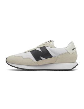 Zapatilla Unisex New Balance 237 Crema Blanco Negr