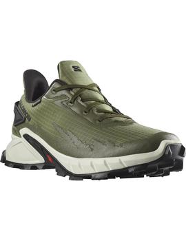 Zapatilla Hombre Salomon Alphacross 4 GTX verde