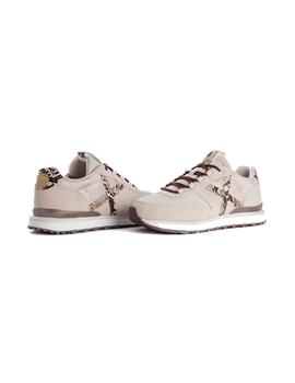 Zapatilla Mujer Munich Sunset 32 Beige Print