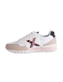 Zapatilla Mujer Munich Dash 148 Beige Rosa