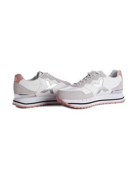 Zapatilla Mujer Munich Dash Sky 05 Beige Plata