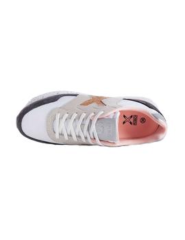 Zapatilla Mujer Munich Dash Sky Blanco Gris