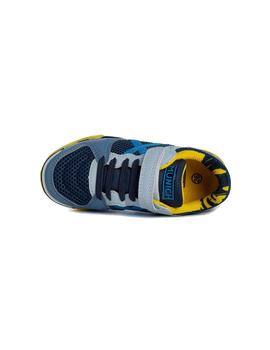 Zapatilla Futbol sala Niño Munich One 48 velcro Azul