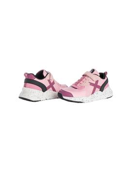 Zapatilla Niña Munich Mini Track 50 Rosa