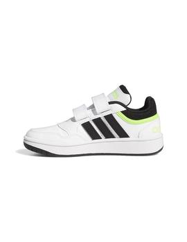 Zapatilla Niñ@ adidas Hoops 3.0 Blanco/Negro