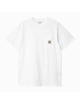 Camiseta Hombre Carhartt WIP Pocket Blanca