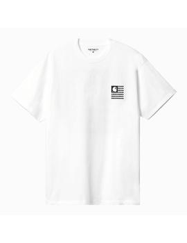 Camiseta Hombre Carhartt WIP Label State Blanco