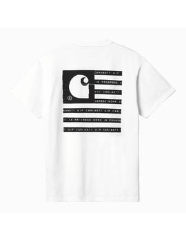 Camiseta Hombre Carhartt WIP Label State Blanco