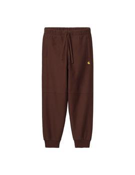 Pantalon Hombre Carhartt WIP American Script Granate