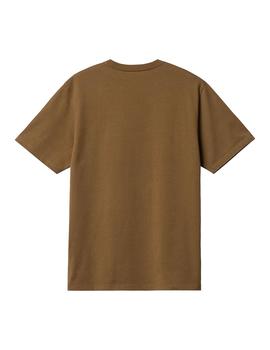 Camiseta Hombre Carhartt WIP Pocket Marrón