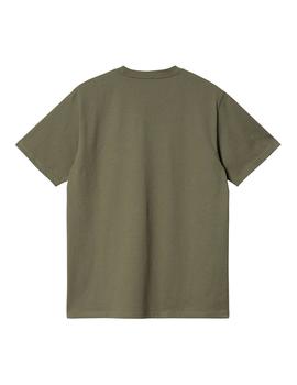 Camiseta Hombre Cahartt WIP Pocket Verde