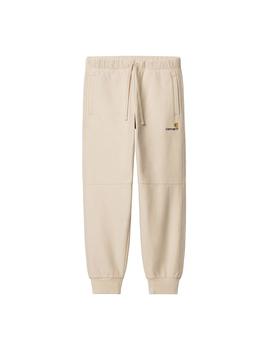 Pantalón Hombre Carhartt WIP American Script Crema