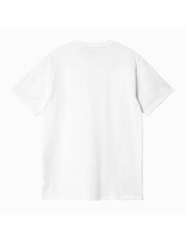 Camiseta Hombre Carhartt WIP American Script Blanc