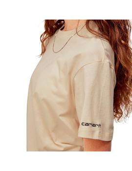 Camiseta Mujer Carhartt WIP Ontario Beige