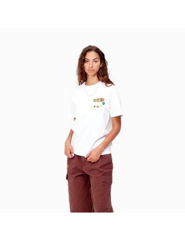 Camiseta Mujer Carhartt WIP Frolo Blanca