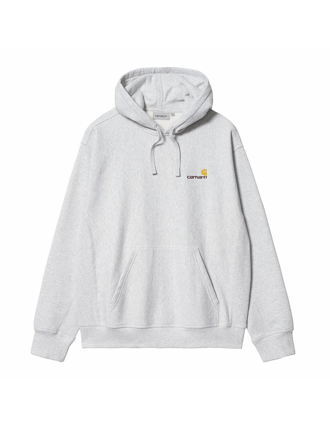 Sudadera Hombre Carhartt WIP American Script Gris