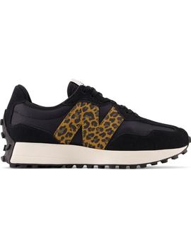 Zapatilla Mujer New Balance 327 Negra Leopardo