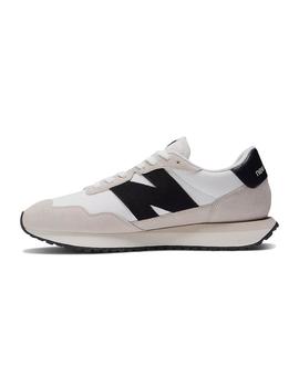 Zapatilla Hombre New Balance 237 Blanca Negra