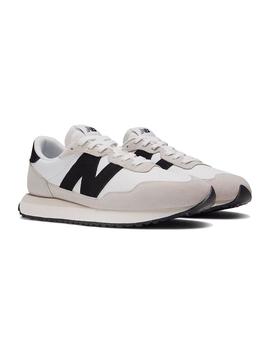 Zapatilla Hombre New Balance 237 Blanca Negra