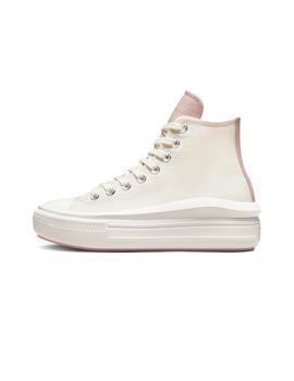 Zapatilla Mujer Converse Move Hi Crudo Rosa Palo