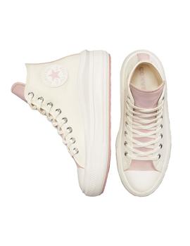 Zapatilla Mujer Converse Move Hi Crudo Rosa Palo