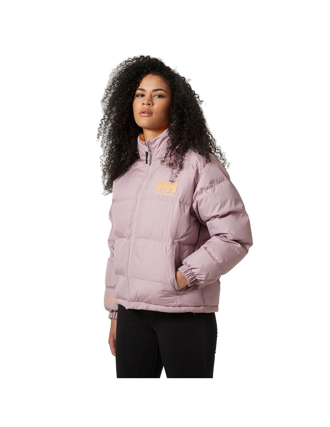 Chaqueta Mujer HH Urban Reversible Rosa Mostaza