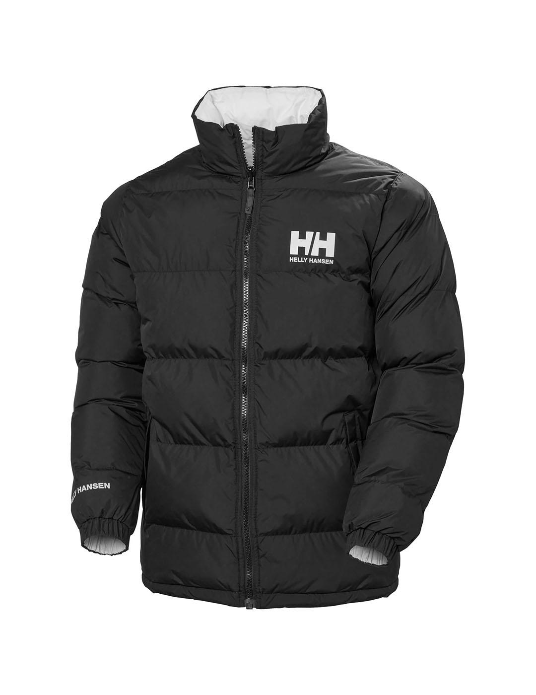 Chaqueta Hombre HH Urban Reversible Negra Plata