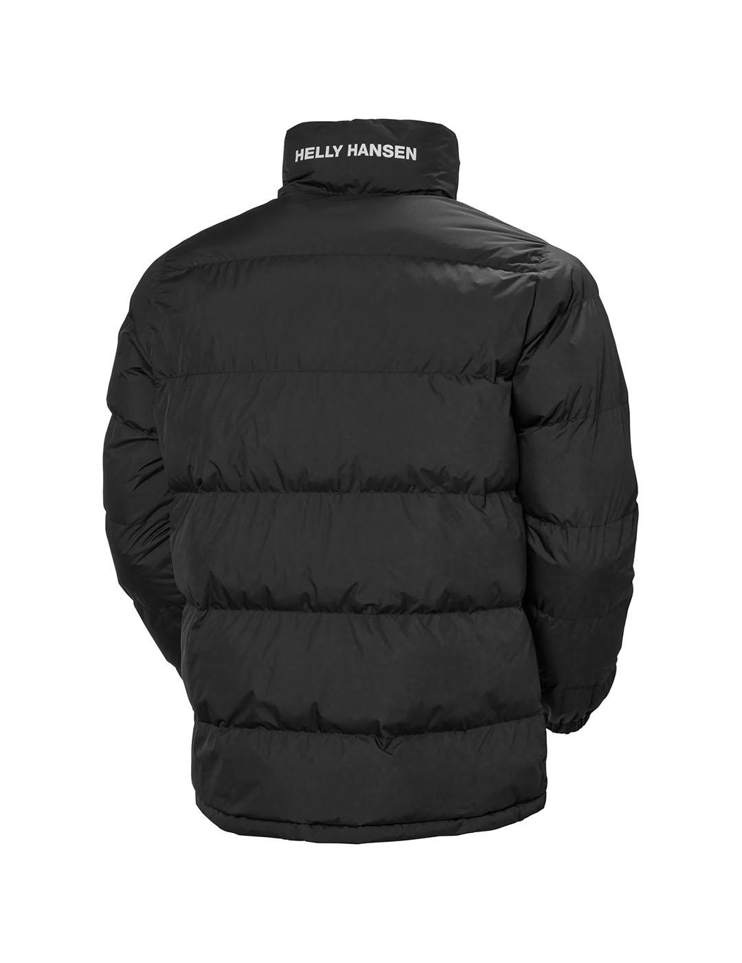 Chaqueta Hombre HH Urban Reversible Negra Plata