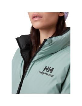 Chaqueta Mujer HH YU Reversible Negro Verde