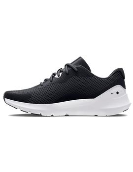 Zapatilla Hombre Under Armour Surge 3 Negra Blanca