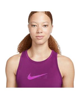Camiseta Mujer Nike One Df Granate