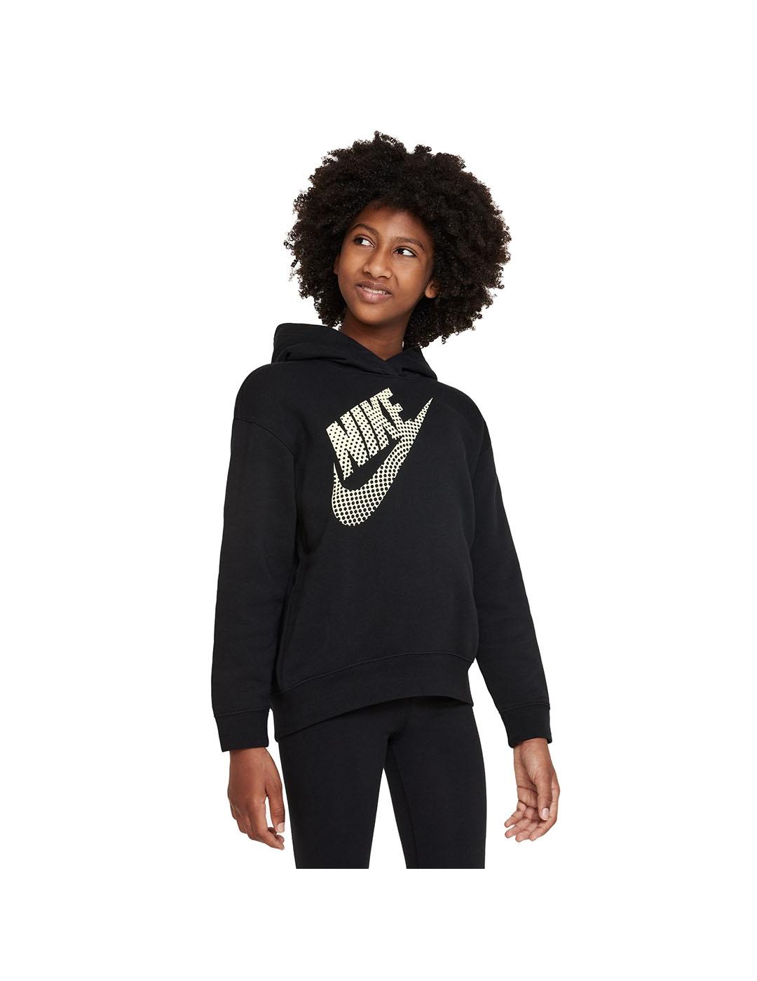 Sudadera Niña Nike Nsw Os PO Negra