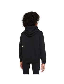 Sudadera Niña Nike Nsw Os PO Negra