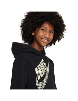 Sudadera Niña Nike Nsw Os PO Negra